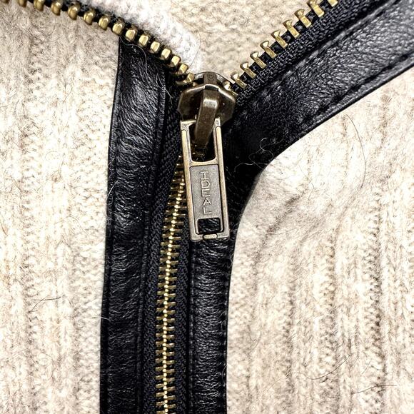 Nicholas K Lahan Sweater Everest Zip Size S Yak, Alpaca, Merino Wool Thumbhole - Picture 8 of 11